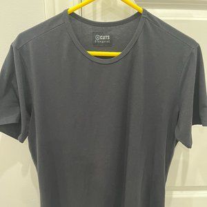 Cuts Clothing Short Sleeve Tee sz L Black T-Shirt Crew